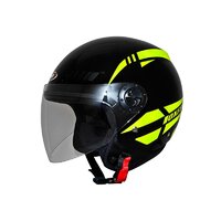 SHIRO PRILBA SH-62 OXFORD ČIERNA/FLUO ŽLTÁ