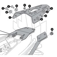 SW MOTECH NOSIČ ALURACK KAWASAKI ER-6F /N. (09-11).