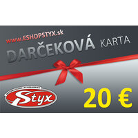 DARČEKOVÁ KARTA NA ESHOP V HODNOTE 20 €