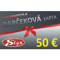DARČEKOVÁ KARTA NA ESHOP V HODNOTE 50 €