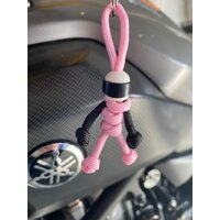 BIKETECH KĽÚČENKA BUDDY RUŽOVO-ČIERNA