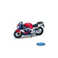 WELLY MODEL 1:18 HONDA CBR 900 RR FIREBLADE Č/S/M