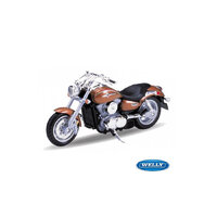WELLY MODEL 1:18 KAWASAKI VULCAN 1500 MEAN STRIKE HNEDÁ