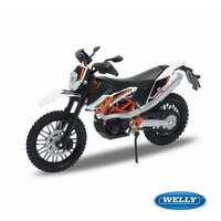 WELLY MODEL 1:18 KTM 690 ENDURO R BIELO ORANŽOVÁ