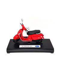 WELLY MODEL 1:18 VESPA GST 125 2017 ČERVENÁ