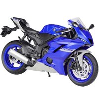 WELLY MODEL 1:18 YAMAHA YZF-R6 MODRÁ