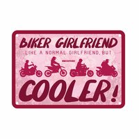 OXFORD PLAKETA BIKER GIRLFRIEND COOLER