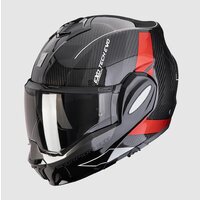 SCORPION EXO-TECH EVO CARBON CAD BLACK-RED HOLOGRAM