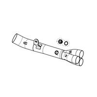 AKRAPOVIČ LINK PIPE / COLLECTOR (STAINLESS STEEL) YAMAHA YZF-R9 ABS (25-26)