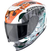 SCORPION PRILBA EXO-JNR AIR THE4ELEMENTS WHITE/BLUE/ORANGE S