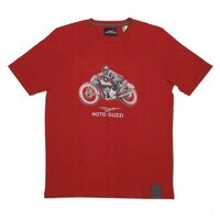 PVGA MOTO GUZZI TRIČKO GARAGE ČERVENÉ M
