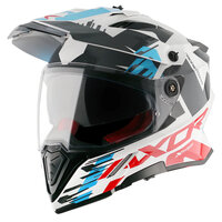 AXOR PRILBA X-CROSS D/V X1 WHITE/RED L
