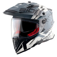 AXOR PRILBA X-CROSS D/V SPEEDOMETER WHITE GREY