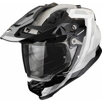 SCORPION PRILBA ADF-9000 AIR PATROL BLACK/SILVER M