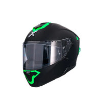 AXOR PRILBA BRUTALE CORSA MATT BLACK/GREEN L