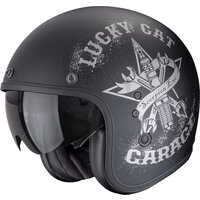 SCORPION PRILBA BELFAST EVO HANGAR MATT BLACK-SILVER
