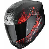SCORPION EXO-391 WOLF MATT BLACK-SILVER-RED M